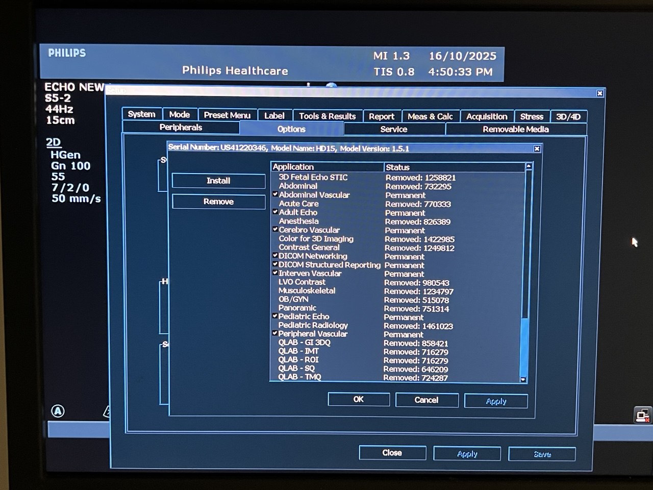 Ultrasound Philips HD15
