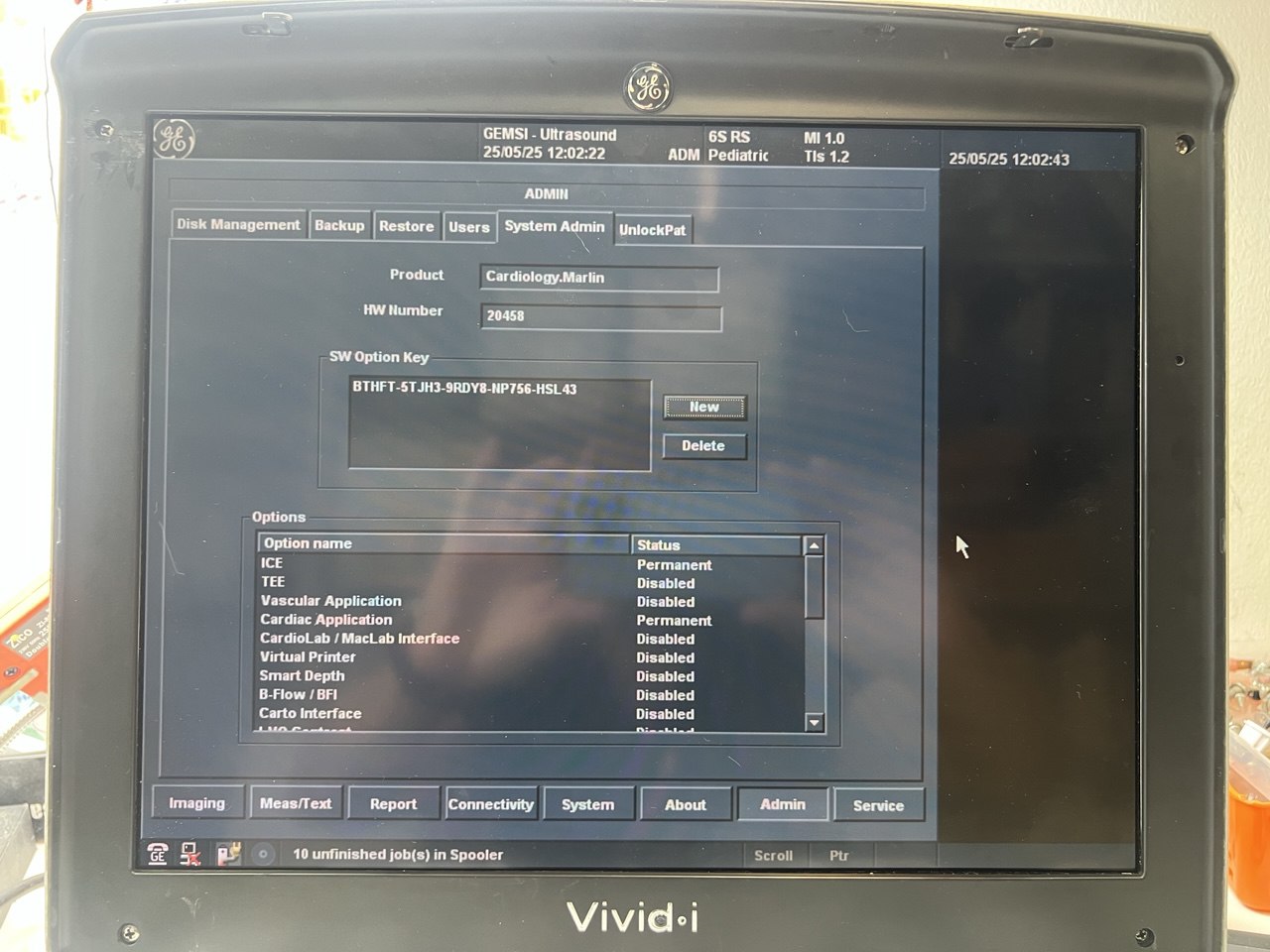 Ultrasound GE  Vivid I