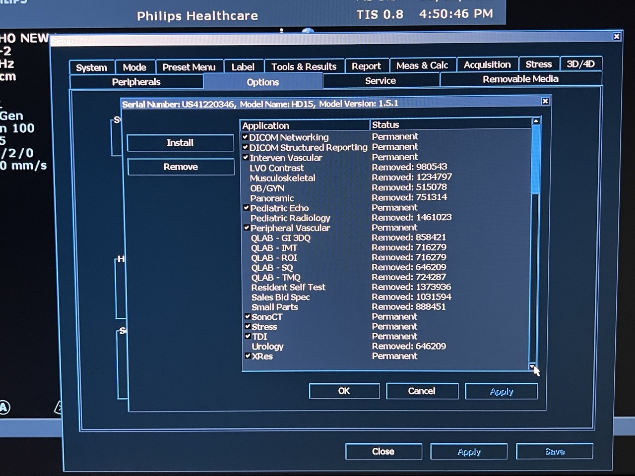Ultrasound Philips HD15