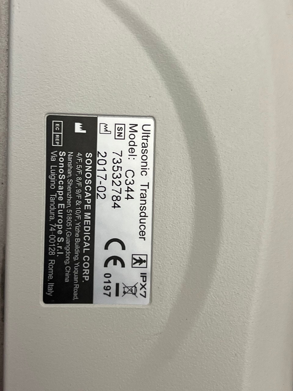 Transducer Sonoscape