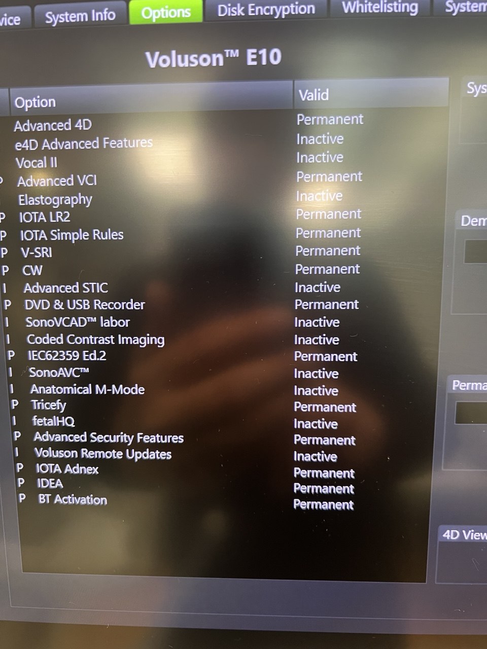 Voluson E10 specifications